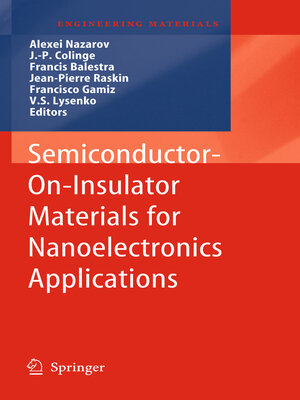 cover image of Semiconductor-On-Insulator Materials for Nanoelectronics Applications